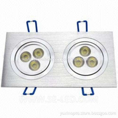2*3W High Power LED Panel Light, High Brightness